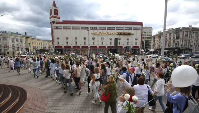Акция протеста в Минске. Фото: открытые источники