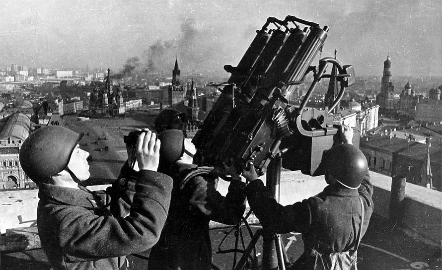 Москва готовится к осаде. Сентябрь 1941 года. Фото: kommersant.ru